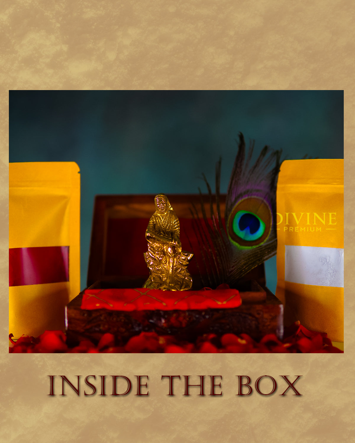 Shirdi Sai Baba Handmade Brass Idol (4 inch)