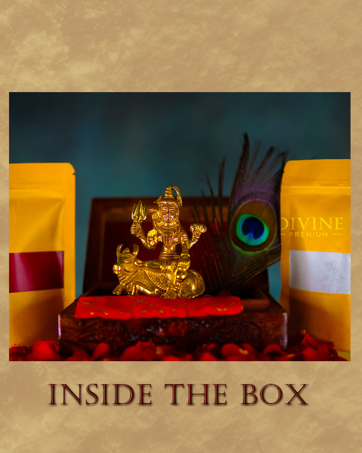 Lord Sivan Handmade Brass Idol (4 inch)