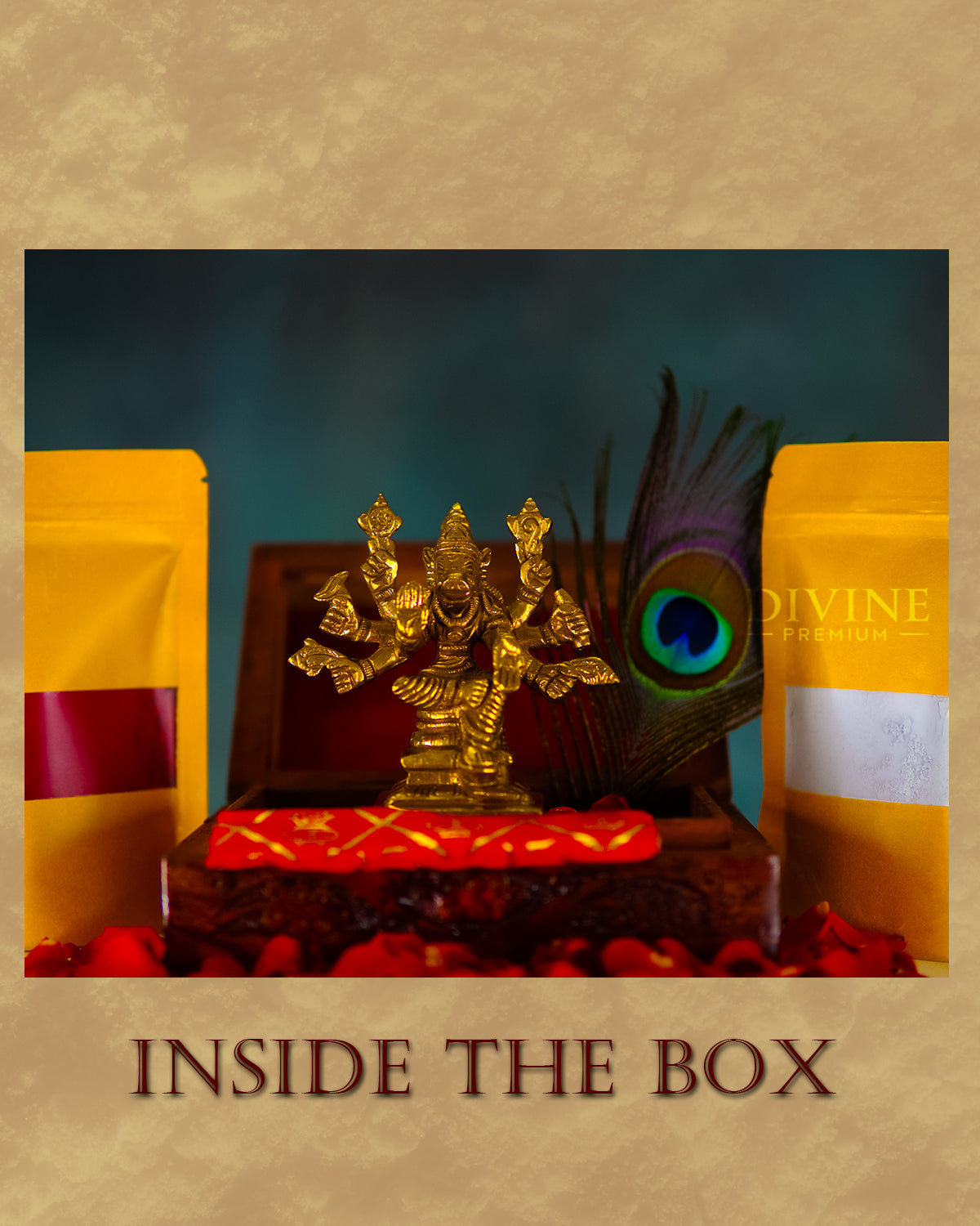 Varaahi Amman Handmade Brass Idol (4 inch)