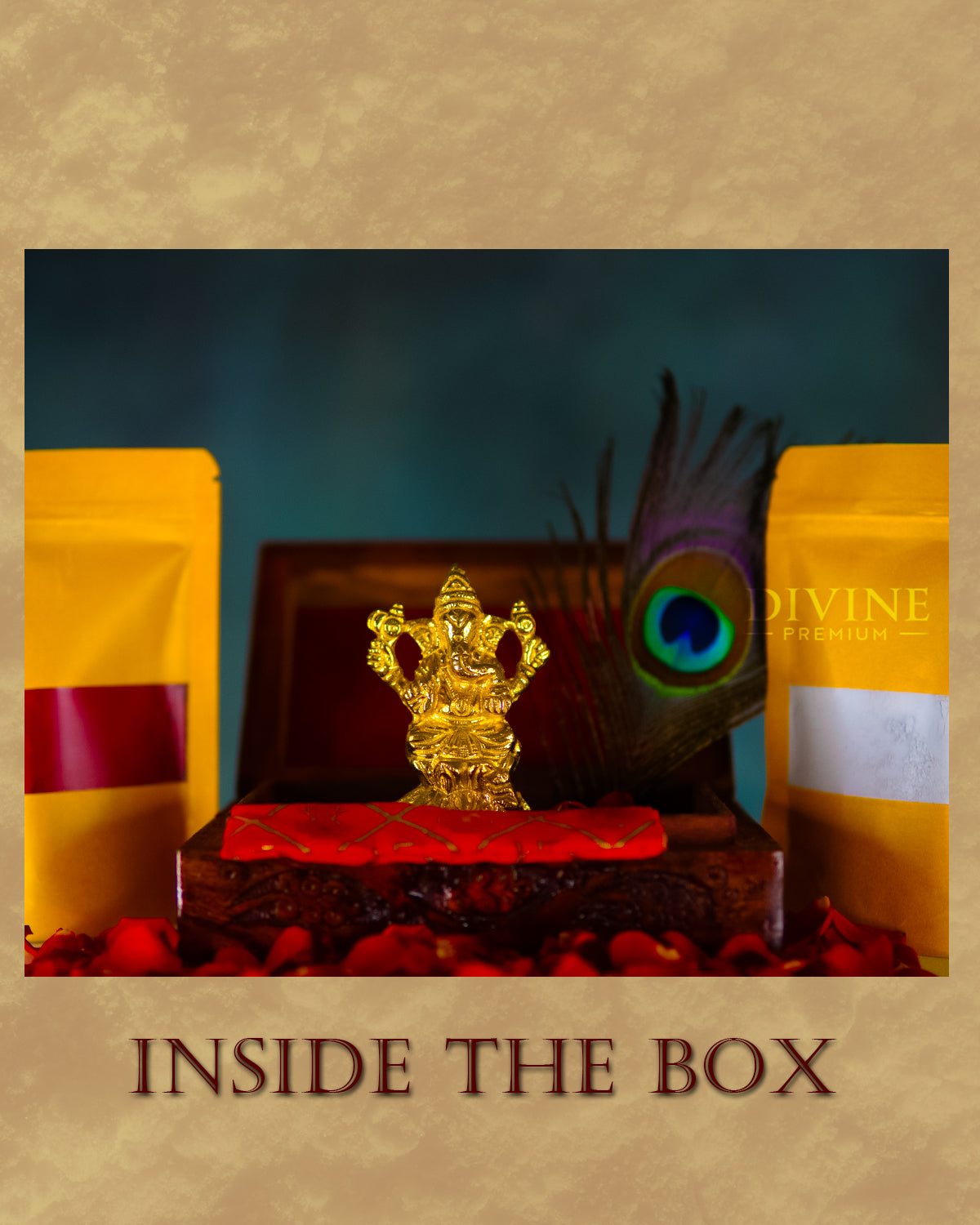 Lord Vinayagar Handmade Brass Idol (4 inch)