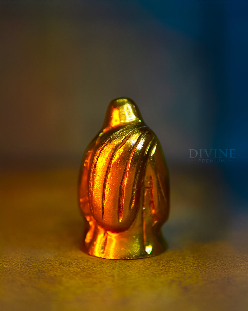 Lord Kuberar Handmade Brass Idol (4 inch)