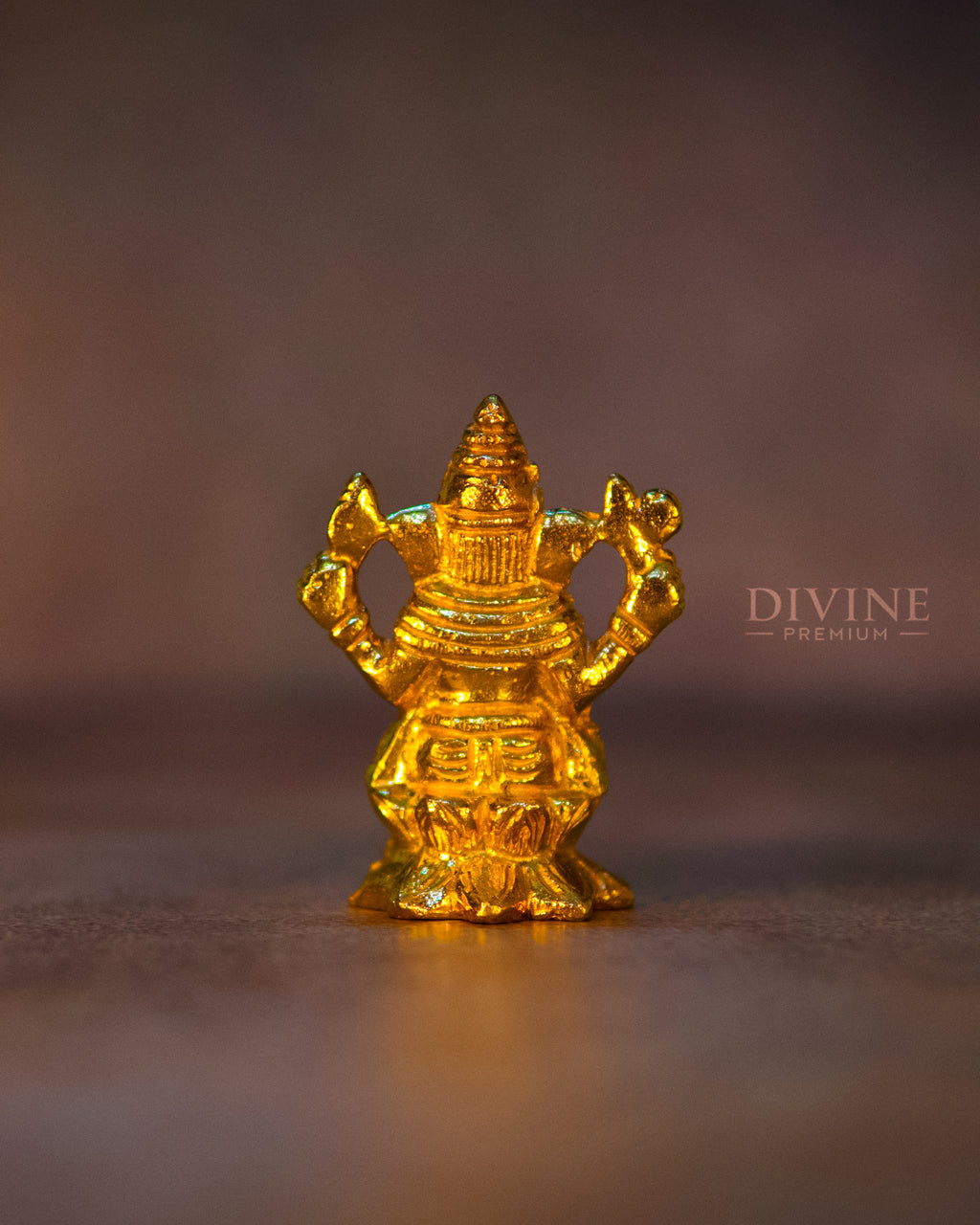Lord Vinayagar Handmade Brass Idol (4 inch)