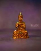 Lord Buddha Handmade Brass Idol (4 inch)