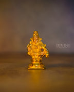 Lord Ayyappan Handmade Brass Idol (4 inch)