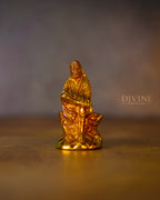 Shirdi Sai Baba Handmade Brass Idol (4 inch)