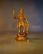 Lord Ayyanar Handmade Brass Idol (4 inch)