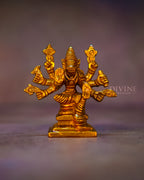 Varaahi Amman Handmade Brass Idol (4 inch)